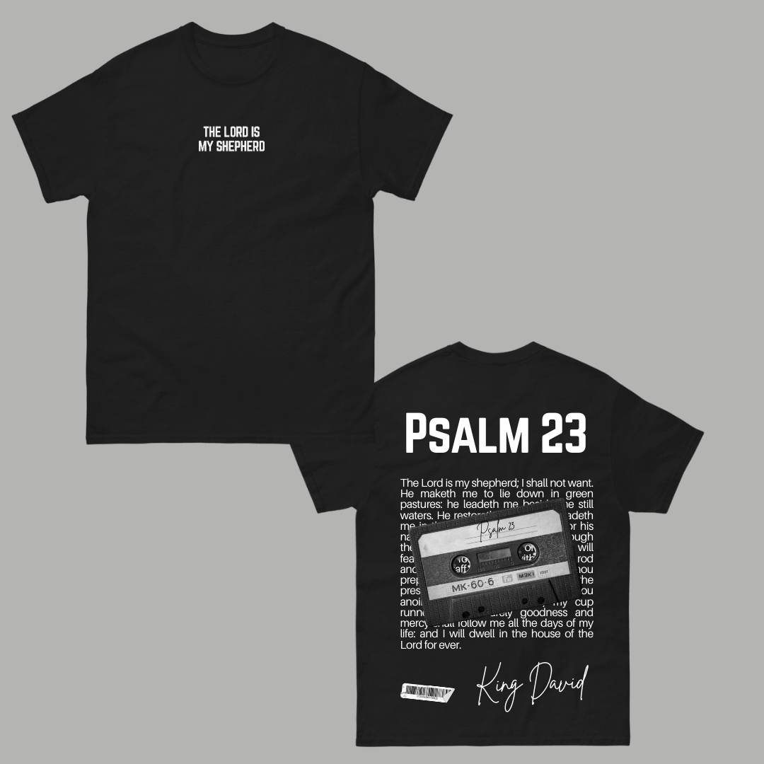 Psalm 23 Lyric Heavyweight Tee