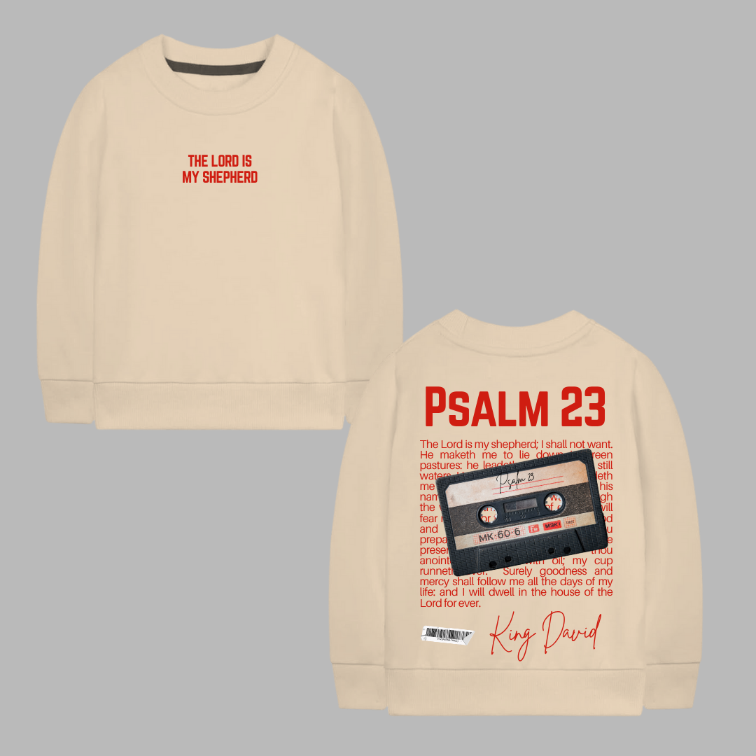 Kids Psalms 23 Lyric Premium Sweater