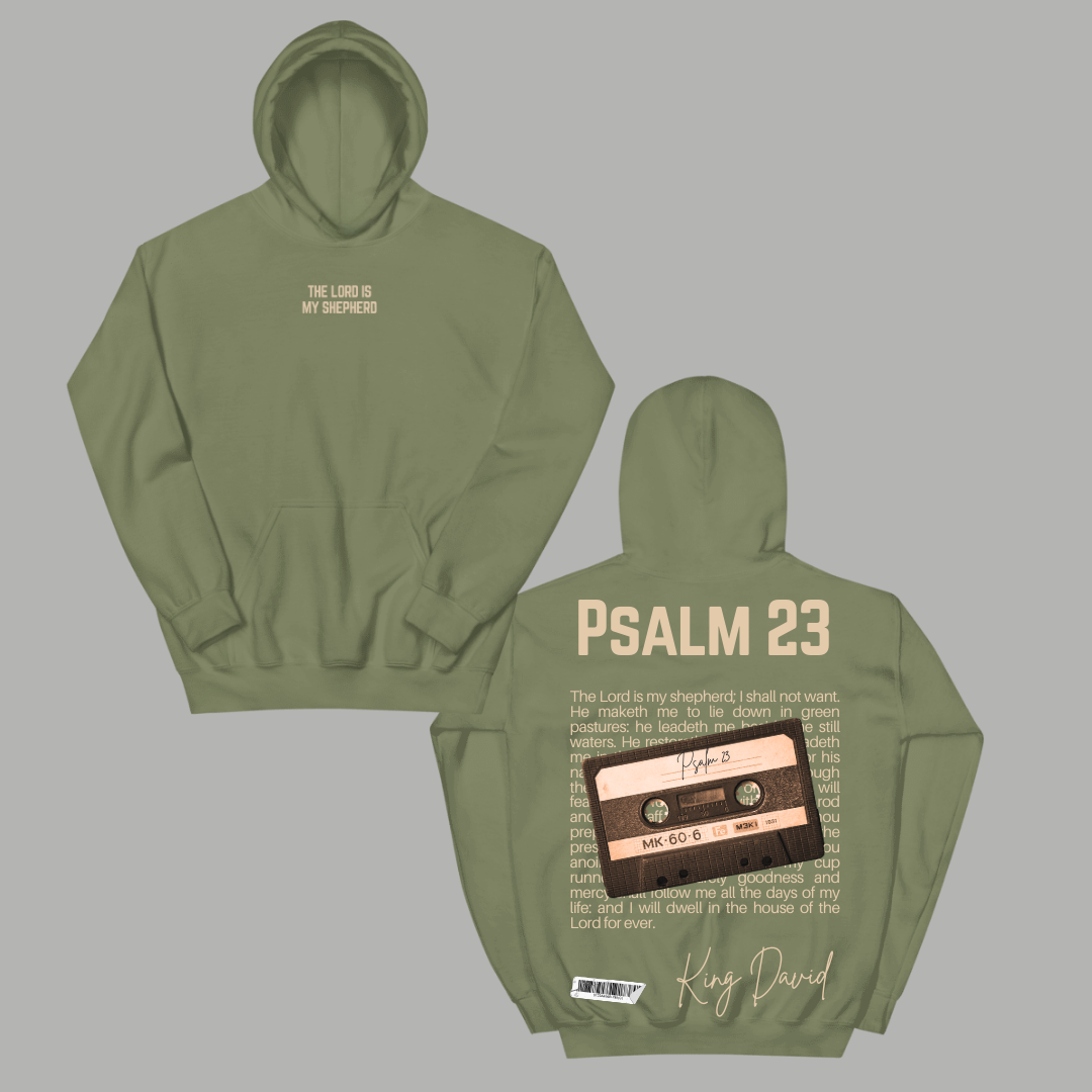 Psalms 23 Lyric Hoodie