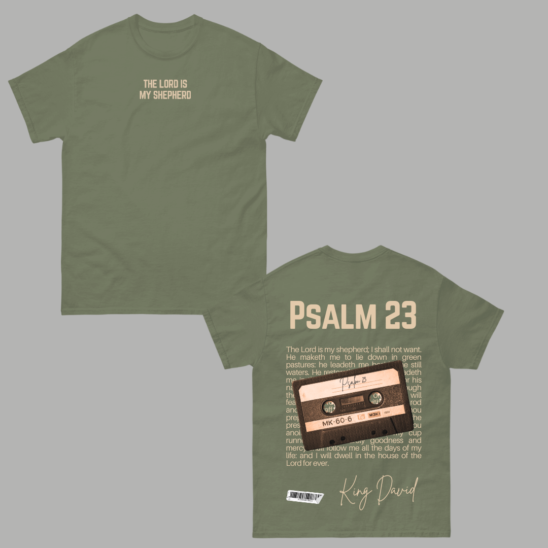 Psalm 23 Lyric Heavyweight Tee